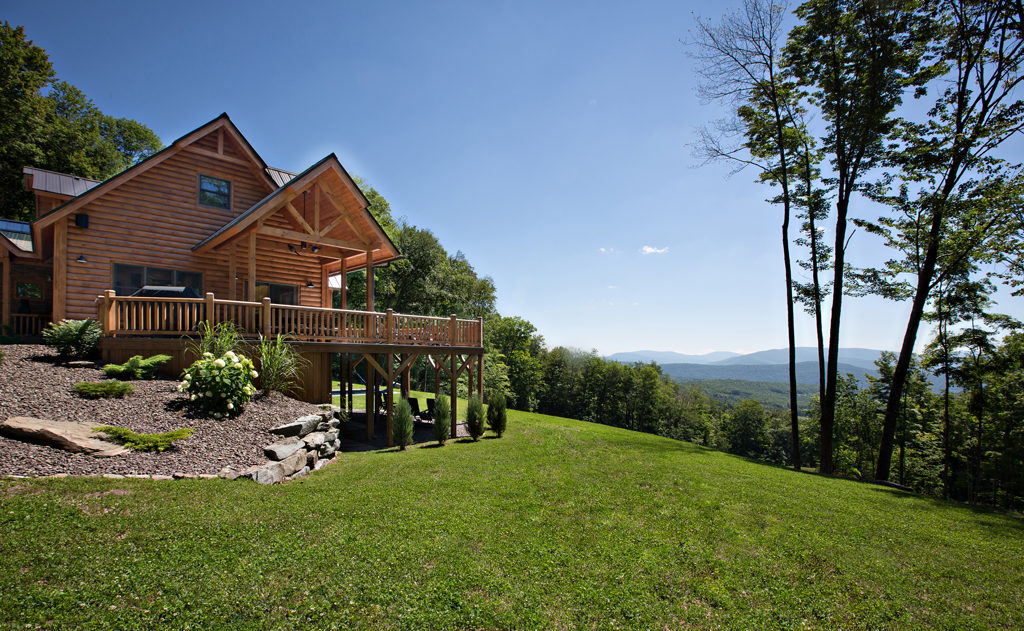Valley View Log Home Beaver Mountain