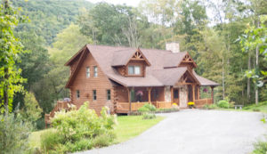 Riverside Log Home