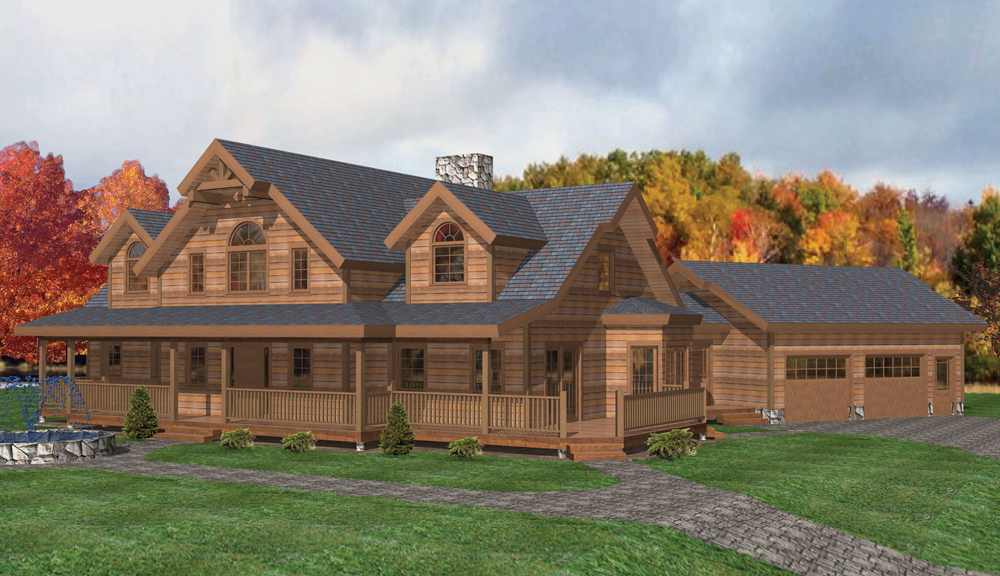 Mount Vernon Timber Home Classic Floor Plan