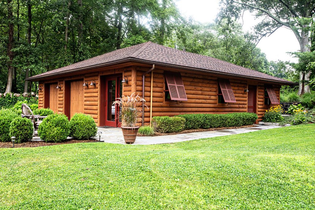Beaver Mountain Log Homes Green Acres Garage Lounge