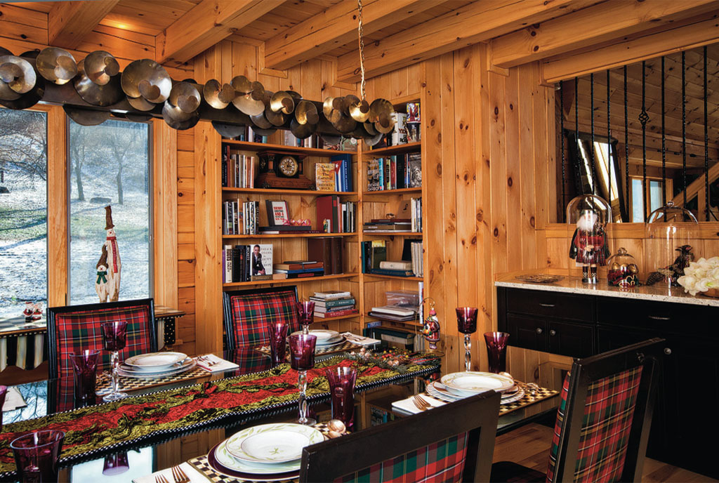 Beaver Mountain Log Homes Our Laughing Place Log Home Dining Room Table