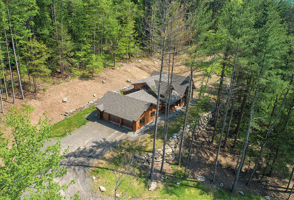 Beaver Mountain Log Homes Black Bear Lodge Timber Home Exterior