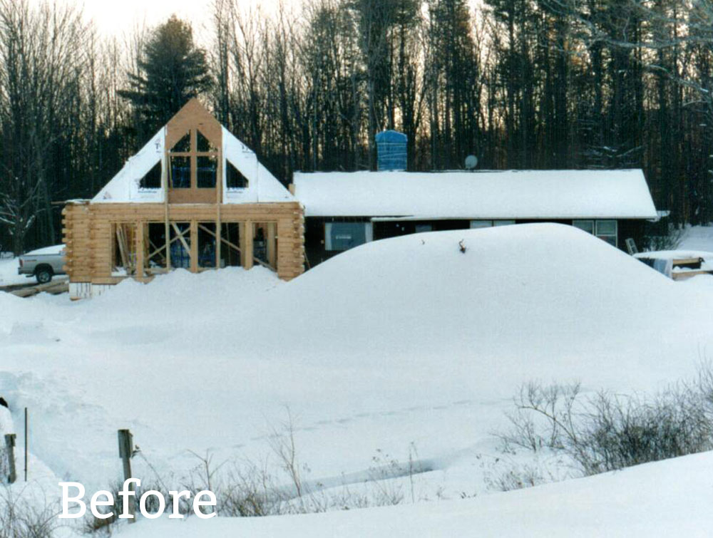 Home renovation under construction